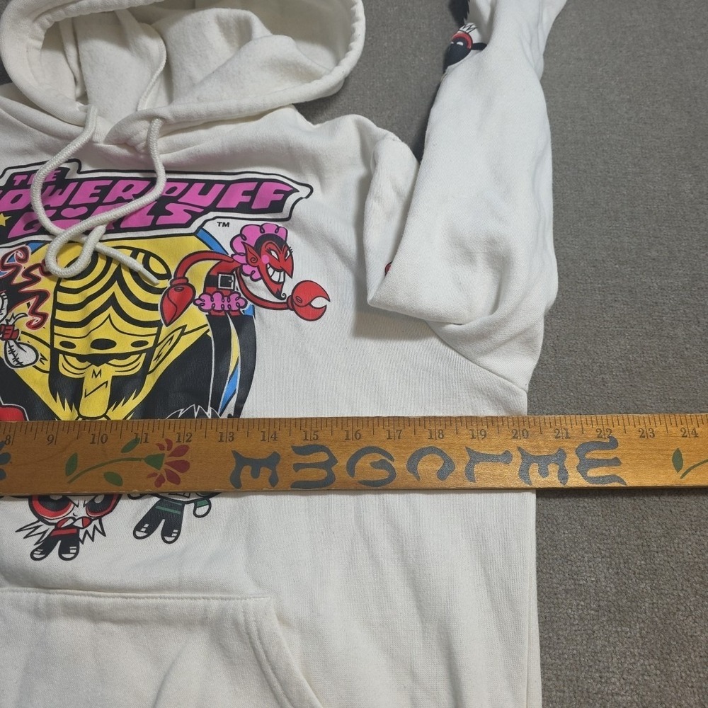 Powerpuff Girls Jacket Womens Size Small White Y2K Cartoon Hoodie Athletic - Picture 7 of 9